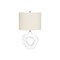 Monarch Specialties Lighting, 25 in.H, Table Lamp, Cream Resin, Ivory / Cream Shade, Modern I 9727 - alternate 7